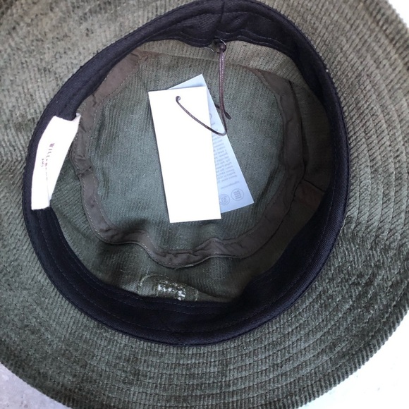 Will + Bear Earth Bucket Hat Green Corduroy Organic Hemp Small - Picture 6 of 11